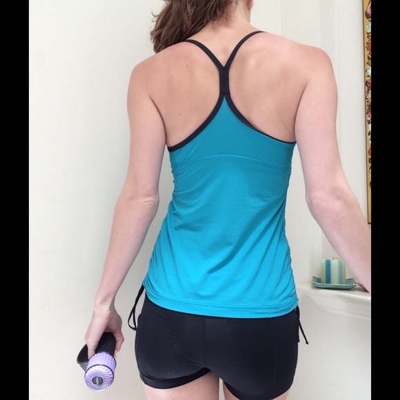 SOLD FILLMORE Lululemon Aqua Blue Cinch Up Side - Picture 5 of 8